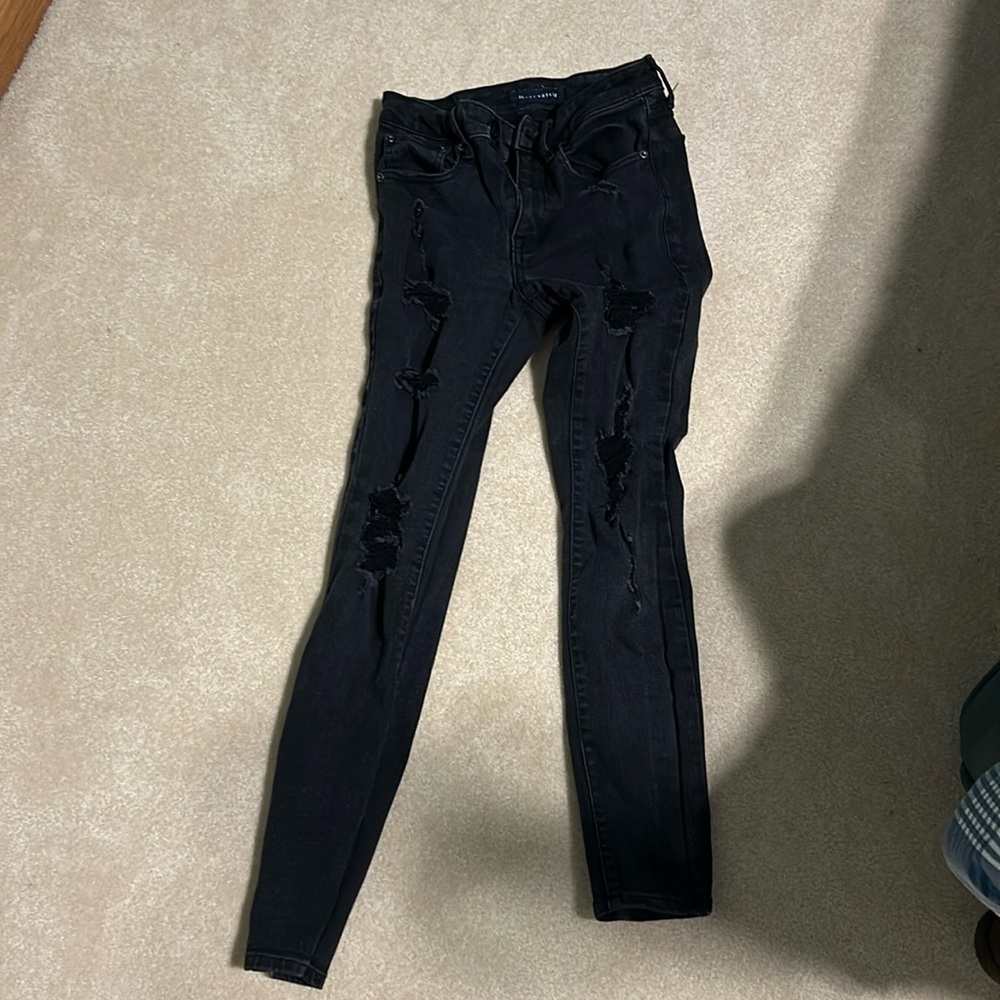 Aeropostale black skinny jeans size 4